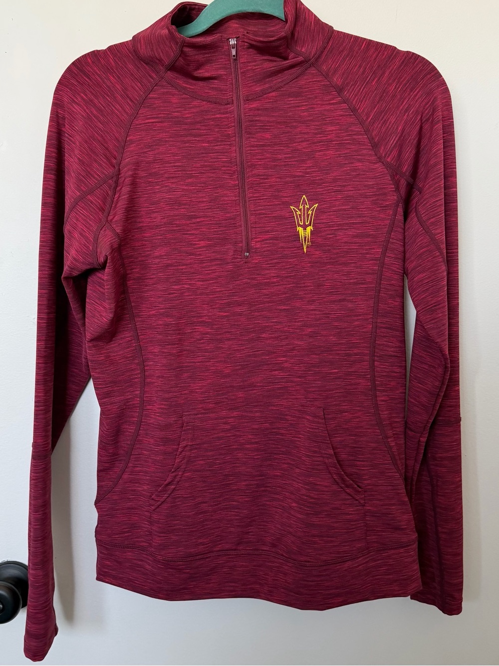 ZooZatz Arizona State Sun Devils 1/4 Zip Pullover Size Small